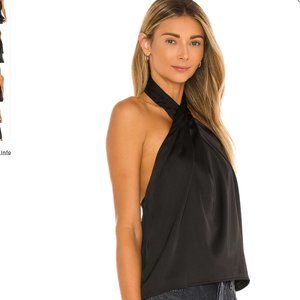Superdown Amerie Pleated Halter Top
